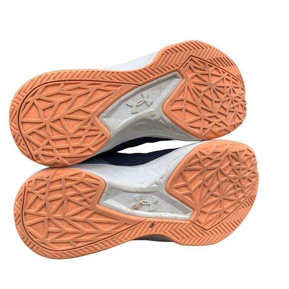 Under Armour Youth Utility Blue Orange Jet Basketball Shoes Sneakers Size 6 - Picture 7 of 14